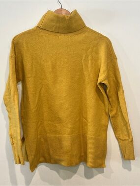 Banana Republic Mustard Yellow Turtleneck Sweater